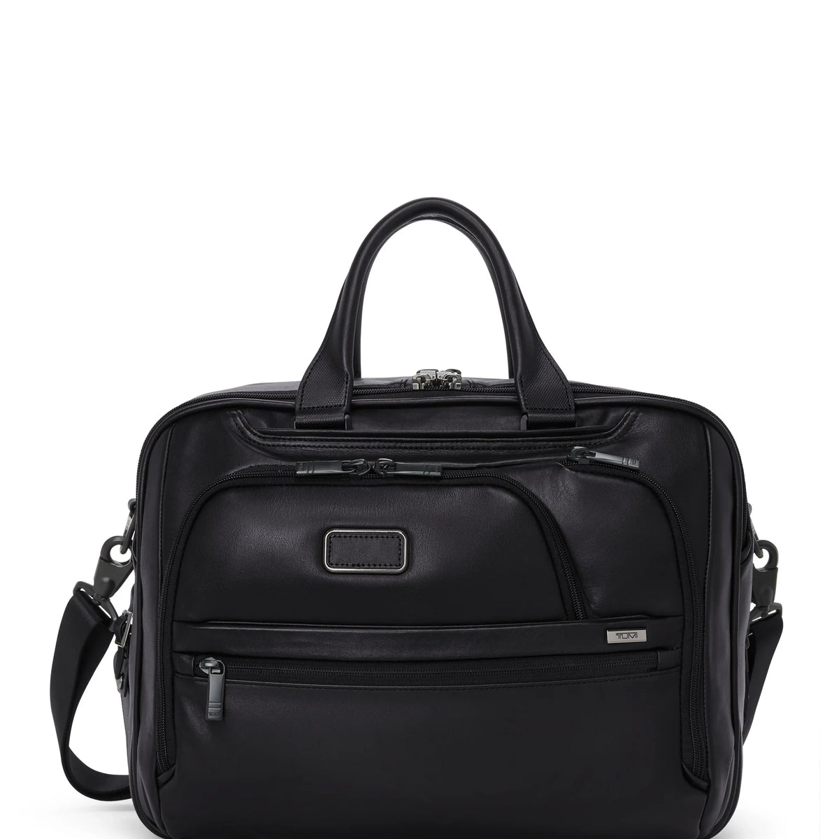 Tumi Alpha Medium 15" Expandable Briefcase Leather