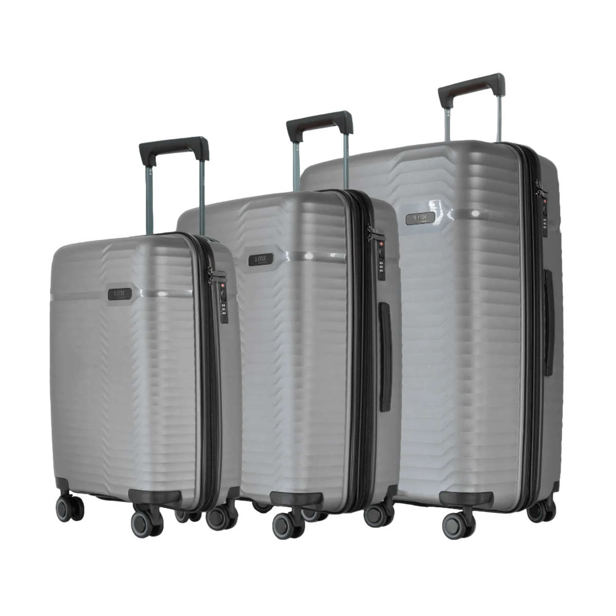 3 stk kufferter Silver