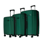 KKDK Hardcase kuffert sæt Metallic Green