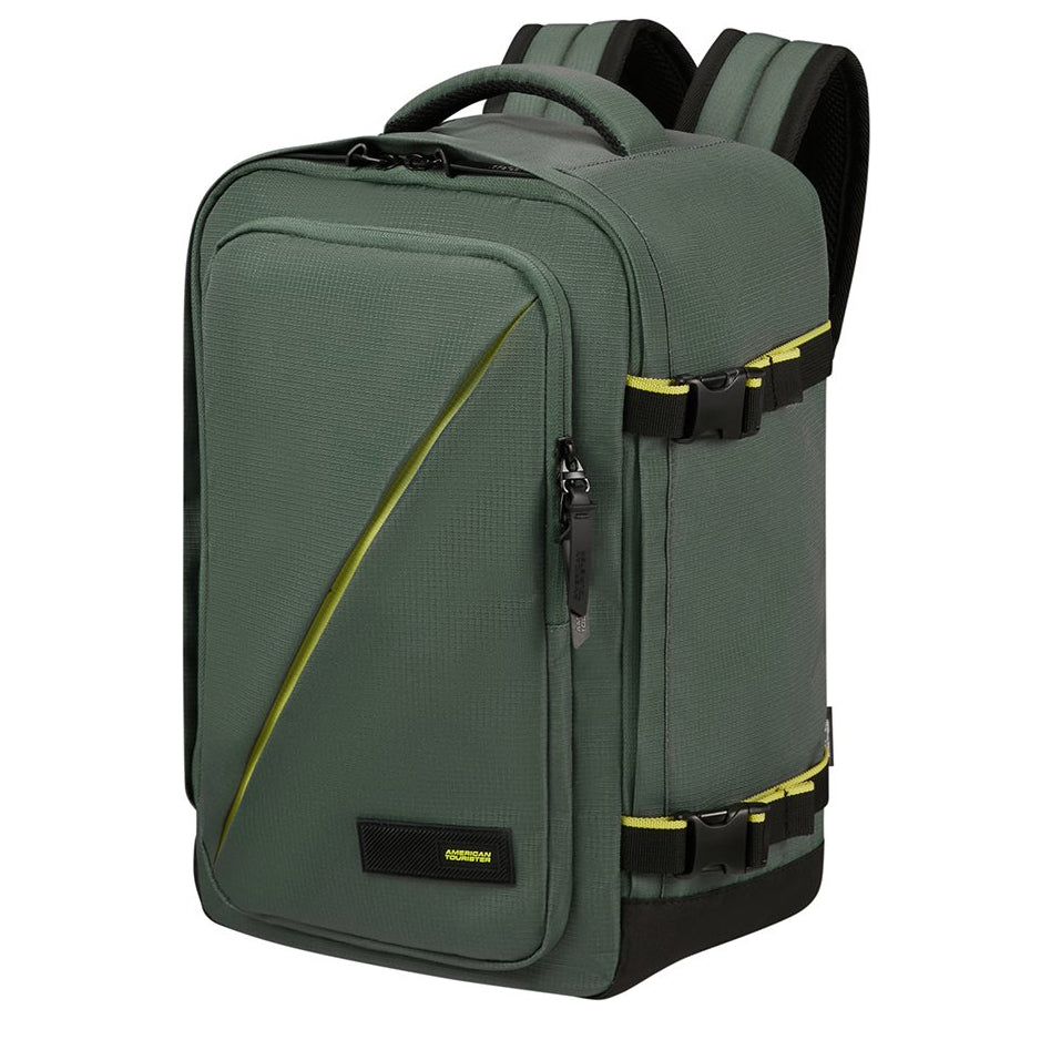 American Tourister Take2Cabin Casual Backpack S Dark Forest rygsæk med mål 40 x 25 x 20 cm