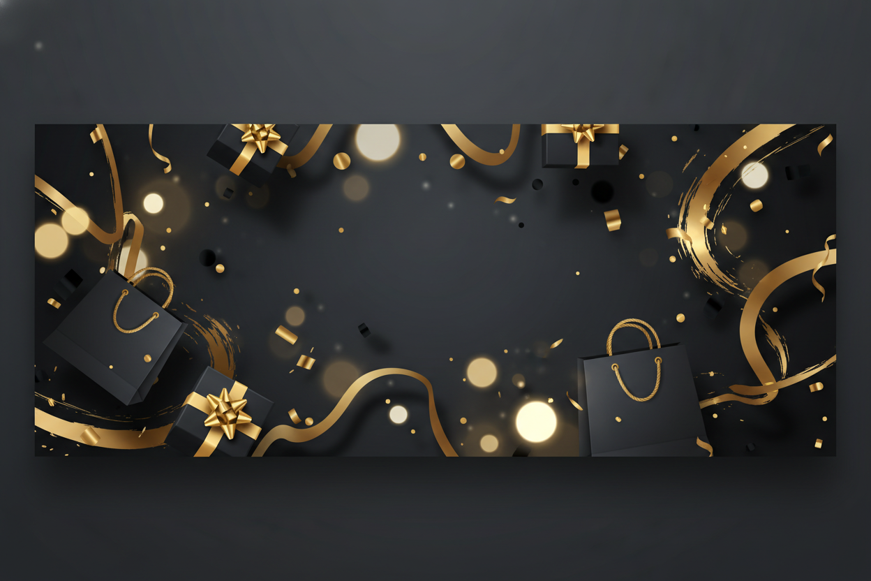black friday background banner, no text