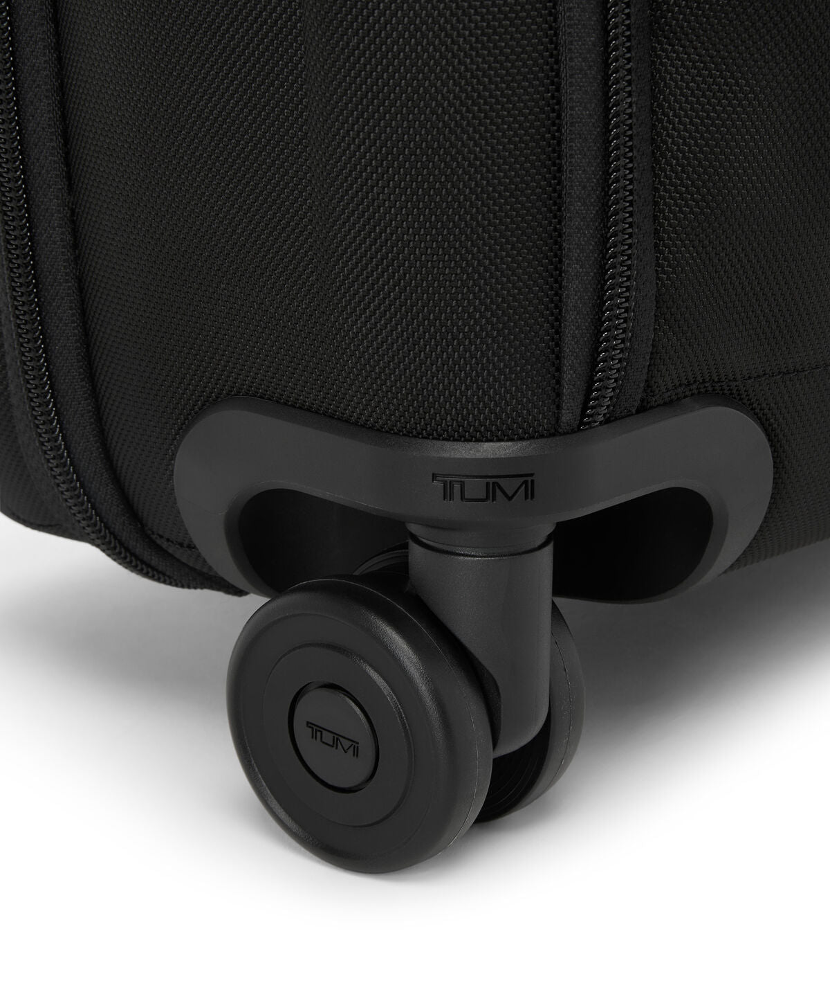 TUMI Alpha Compact Cabin Black open interior